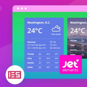 نمایش وضعیت آب‌ و هوا با JetElements