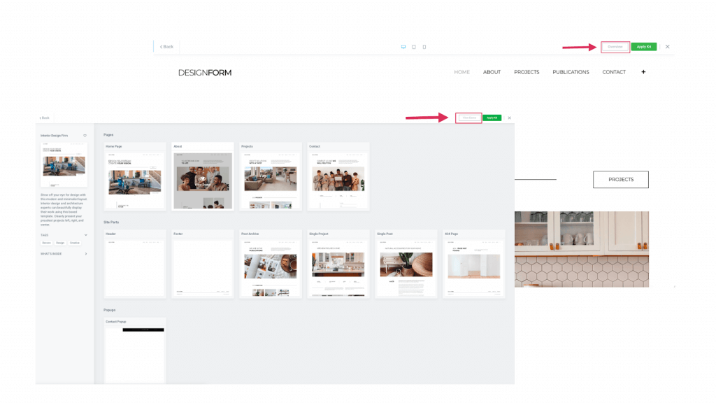 نحوه ی اعمال website kit