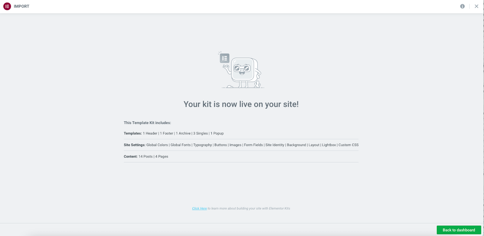 تکمیل مراحل درج website kit