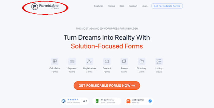 افزونه formidable جهت ساخت جدول در وردپرس