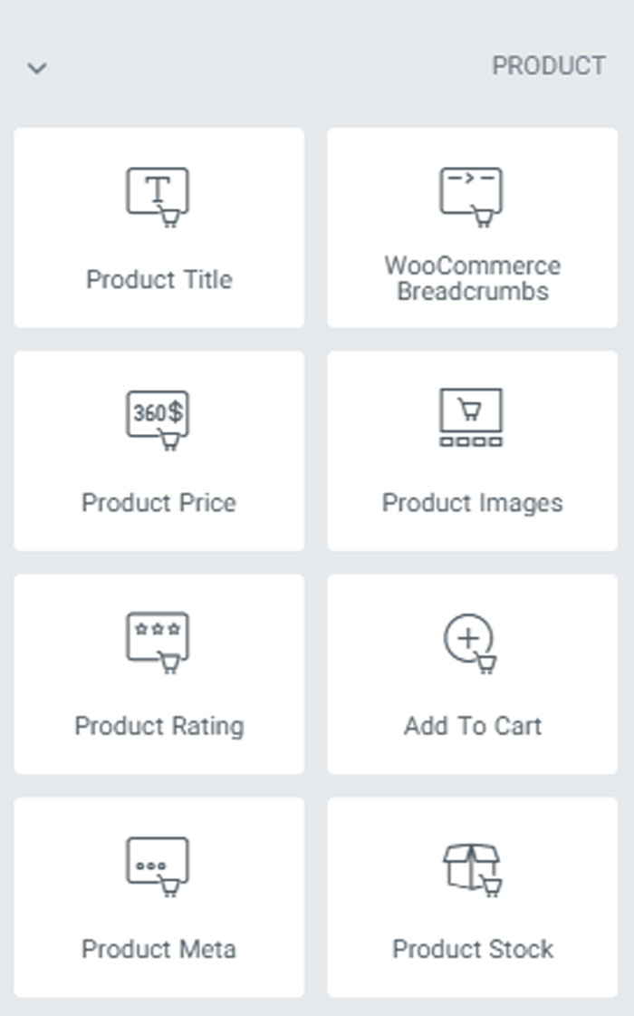 المان های کاربردی برای ساخت صفحه محصول فروشگاه اینترنتی به کمک المنتور