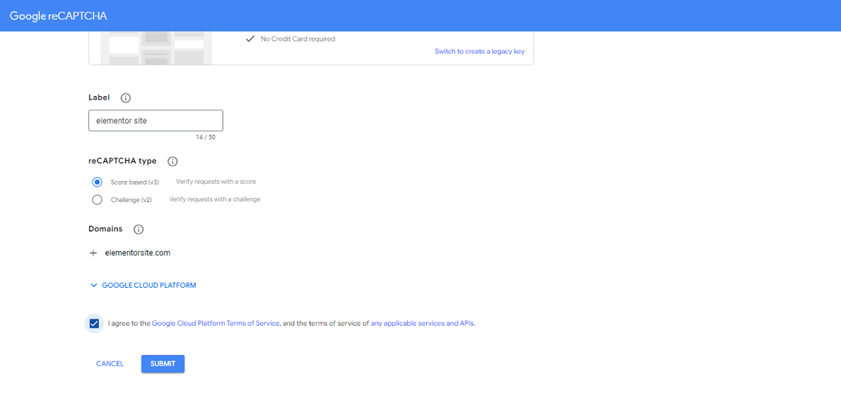 اضافه کردن ریکپچا به المنتور