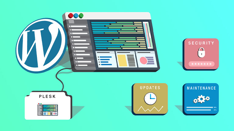 آموزش نصب وردپرس روی پلسک