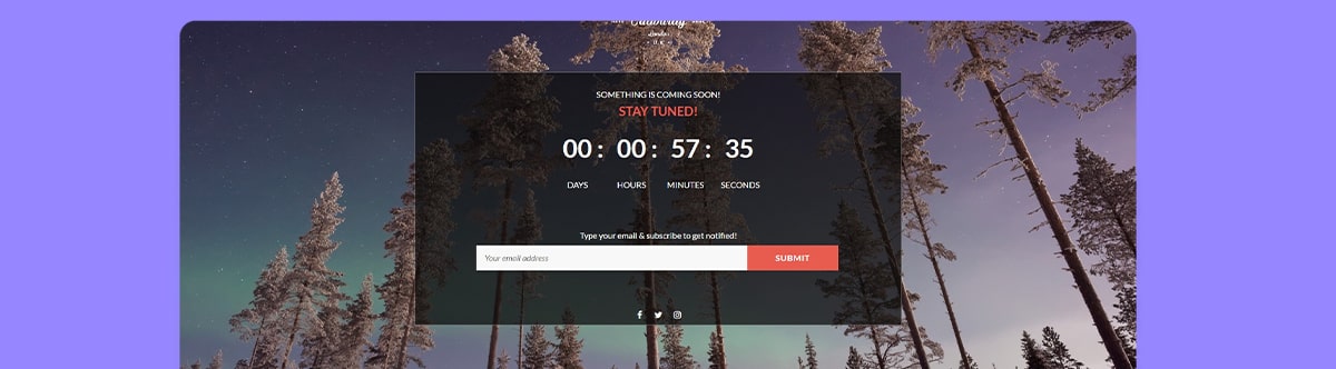 ساخت صفحه بزودی و در دست تعمیر با CMP