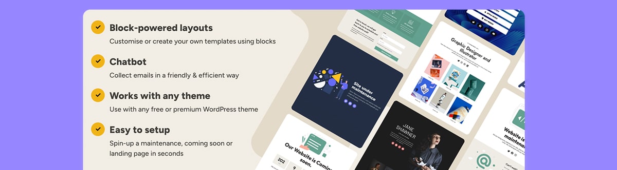 ایجاد صفحه در حال تعمیر و بزودی با LightStart