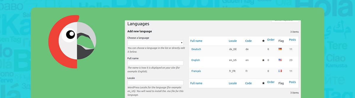 چند زبانه کردن وردپرس با Polylang