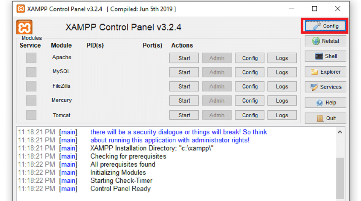 رفع خطای استارت نشدن زمپ