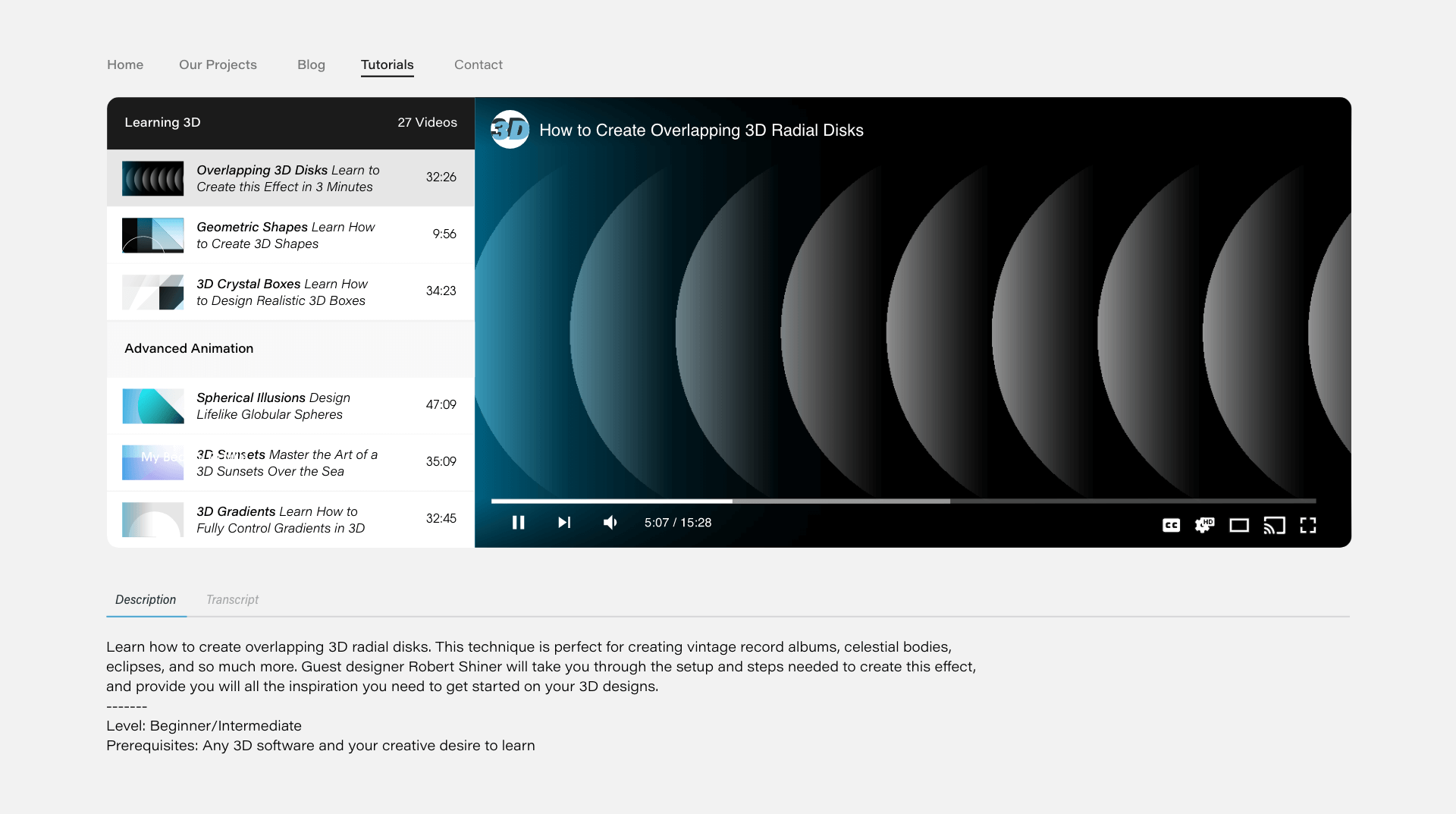 ویجت video از افزونه المنتور