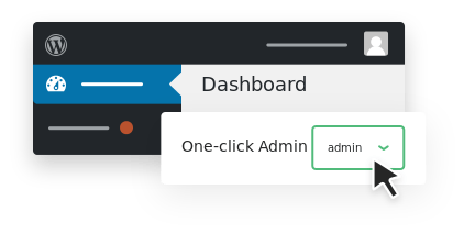 ورود با کاربر ادمین تنها با یک کلیک