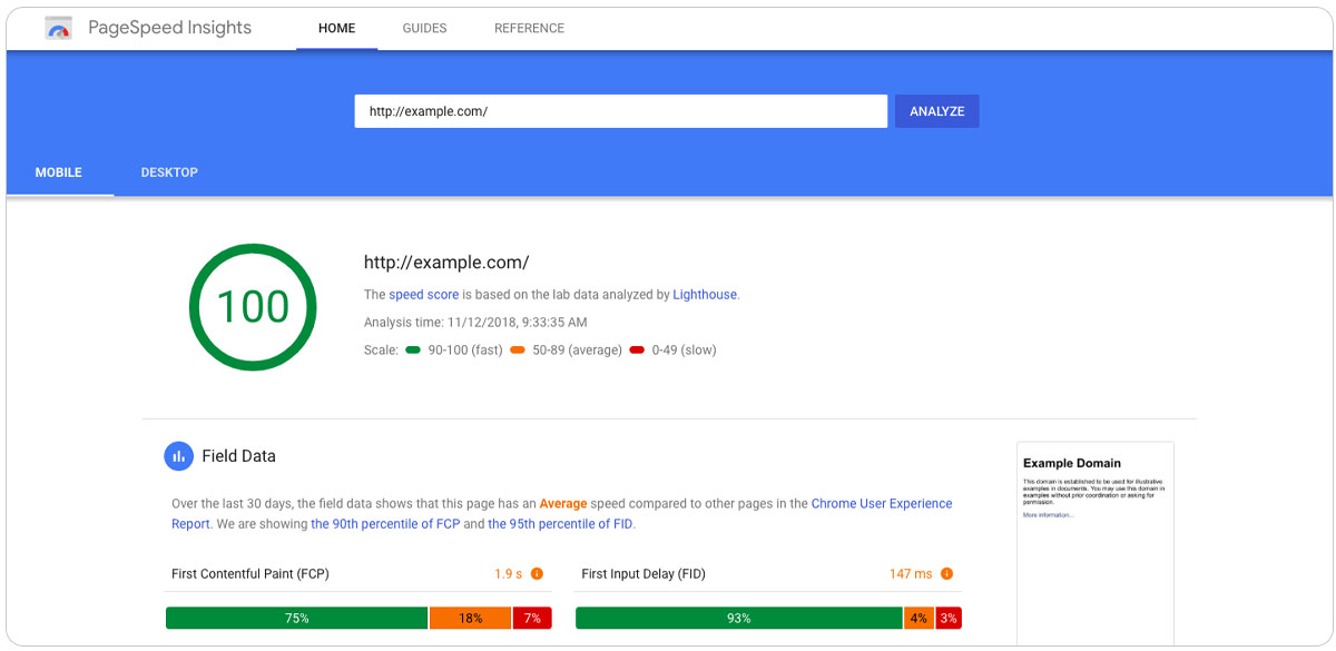 آنالیز فایل های css  و js با page speed insights