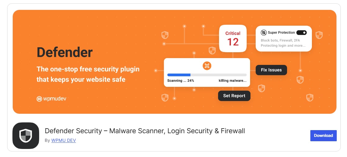 افزونه امنیتی Defender Security
