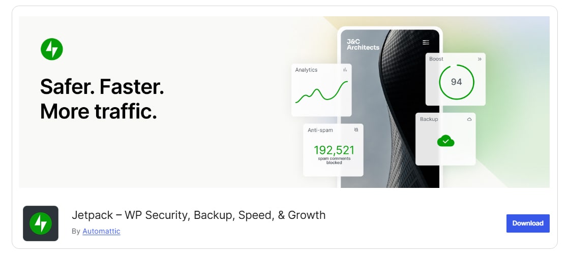 افزونه امنیتی Jetpack