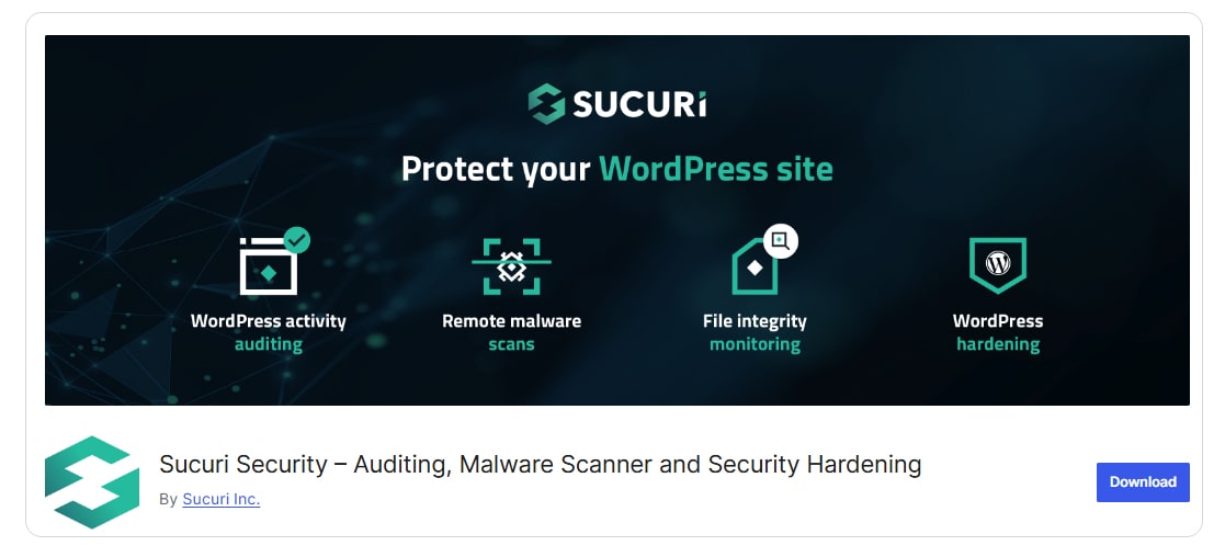 افزونه امنیتی Sucuri Security