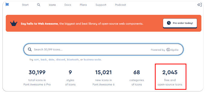 استفاده از آیکن های Font Awesome برای تغییر آیتم منو