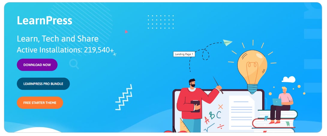 طراحی وب سایت آموزش آنلاین با LearnPress