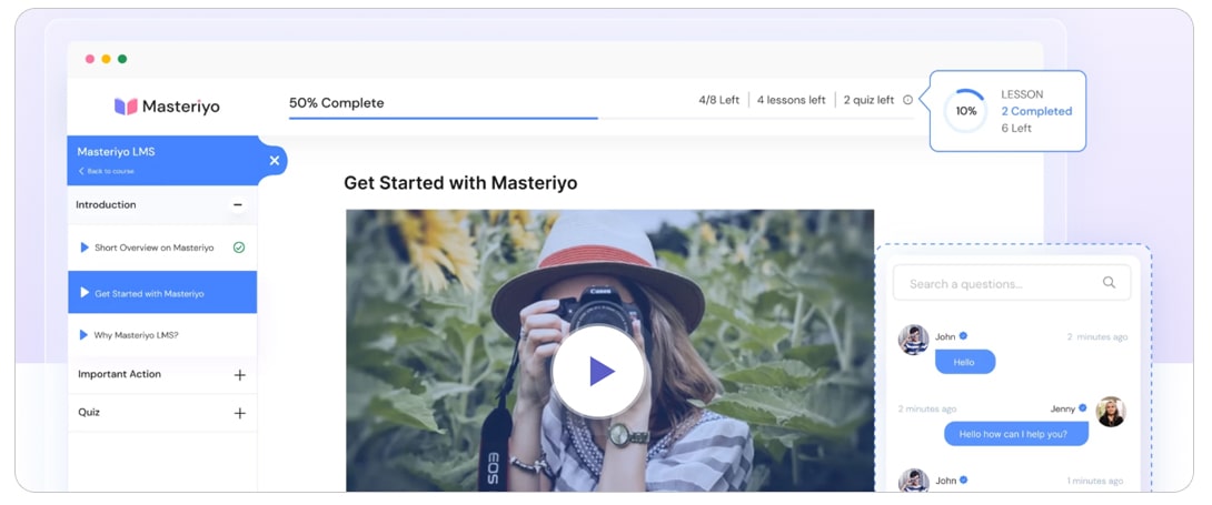 افزونه Masteriyo