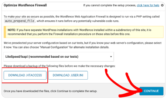 تنظیم فایروال یا دیوار آتش در وردفنس