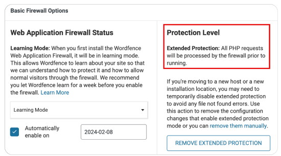 تنظیم فایروال یا دیوار آتش در وردفنس