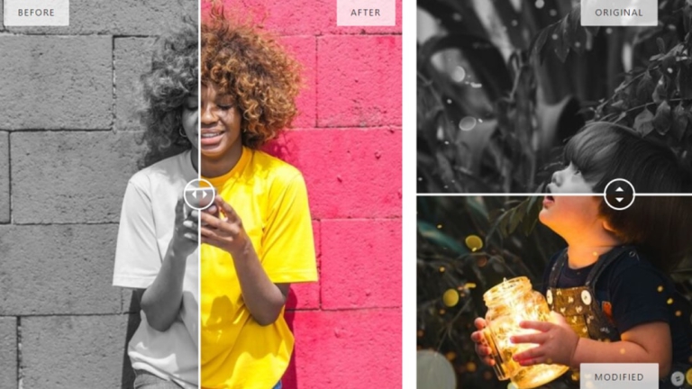 ساخت تصاویر قبل و بعد در المنتور