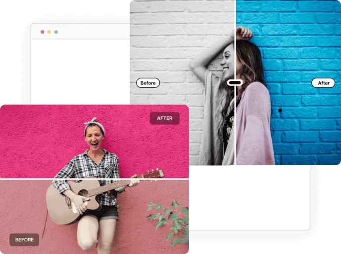 ایجاد عکس قبل و بعد با ویجت Image Comparison از Essential Addons