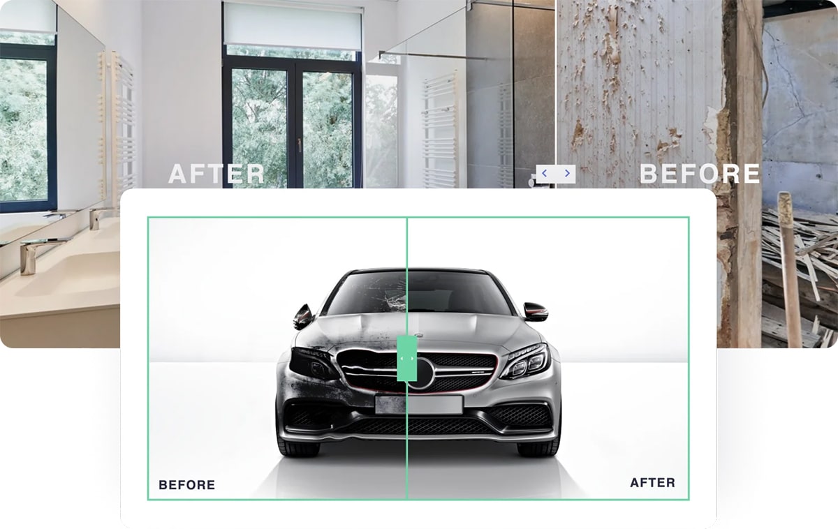 ساخت تصاویر قبل و بعد با افزونه jetElements