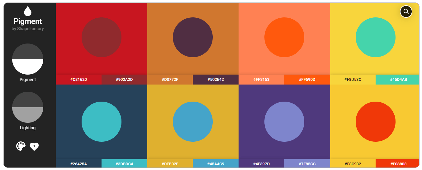 ابزار آنلاین pigment