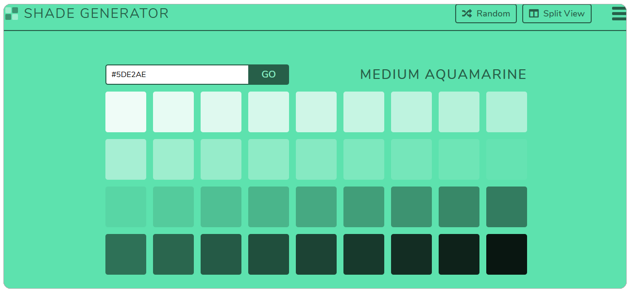 سایت Shade Generator