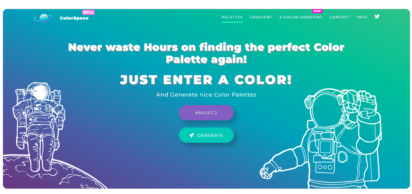 سایت my color space