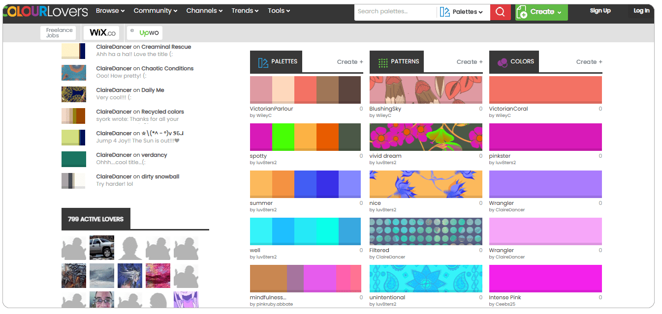 سایت COLOURLovers