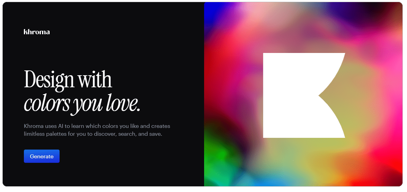 ابزار آنلاین khroma