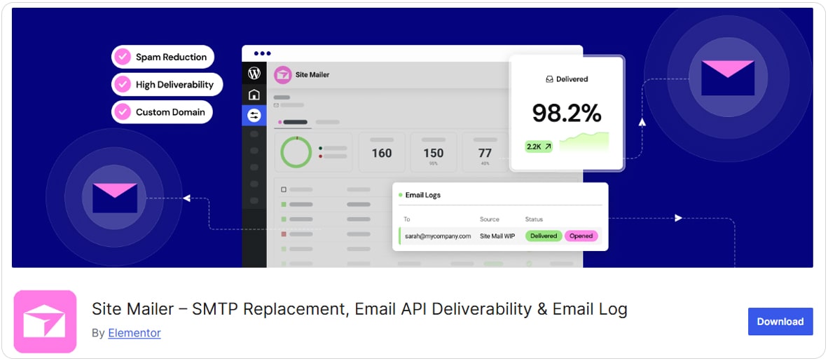 افزونه Site Mailer