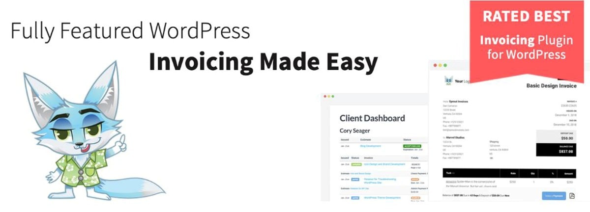 افزونه صدور فاکتور Sprout Invoices