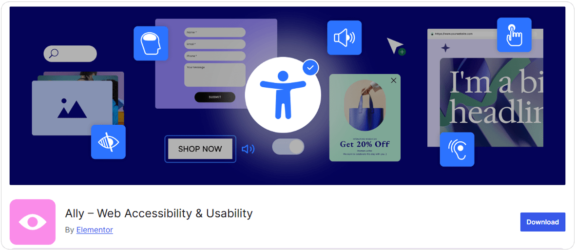 One Click Accessibility