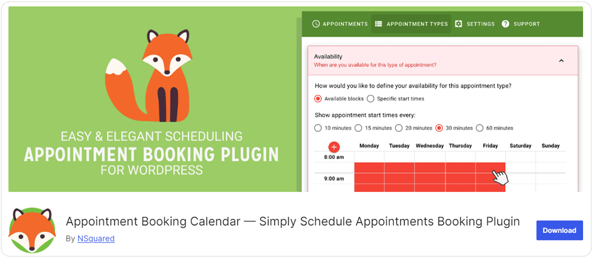پلاگین Simply Schedule Appointments