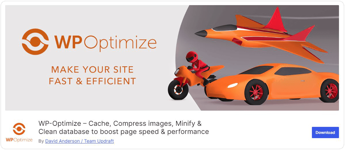 افزونه wp-optimize