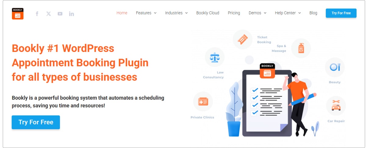 افزونه Bookly pro