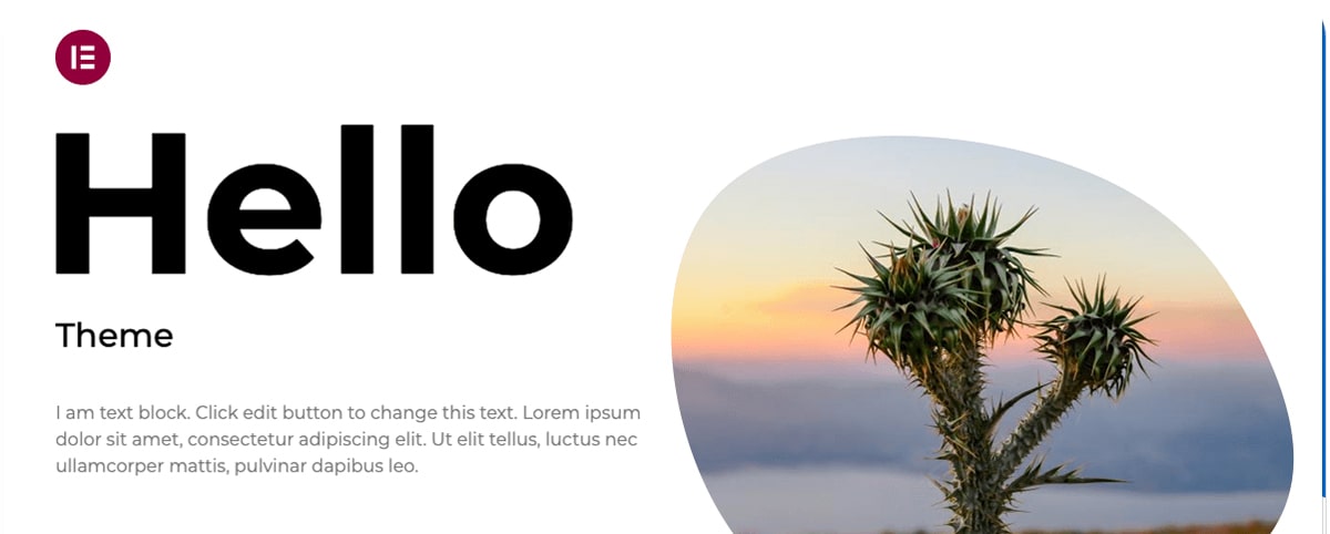 قالب Hello Elementor