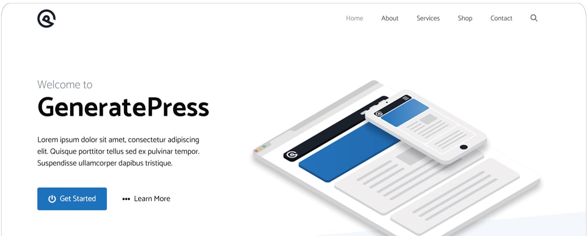 قالب generate press