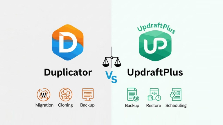 مقایسه 2 افزونه داپلیکیتور و افزونه UpdraftPlus برای بکاپ