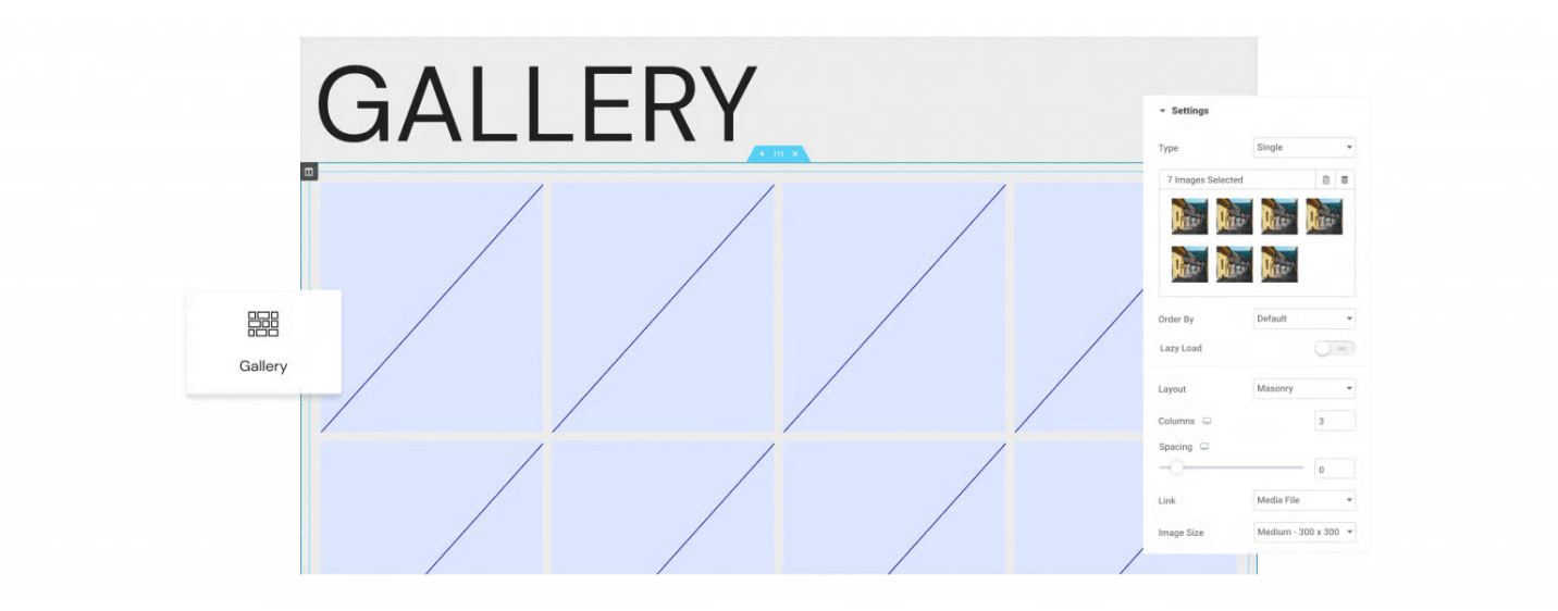 قابلیت‌های گالری داخلی المنتور