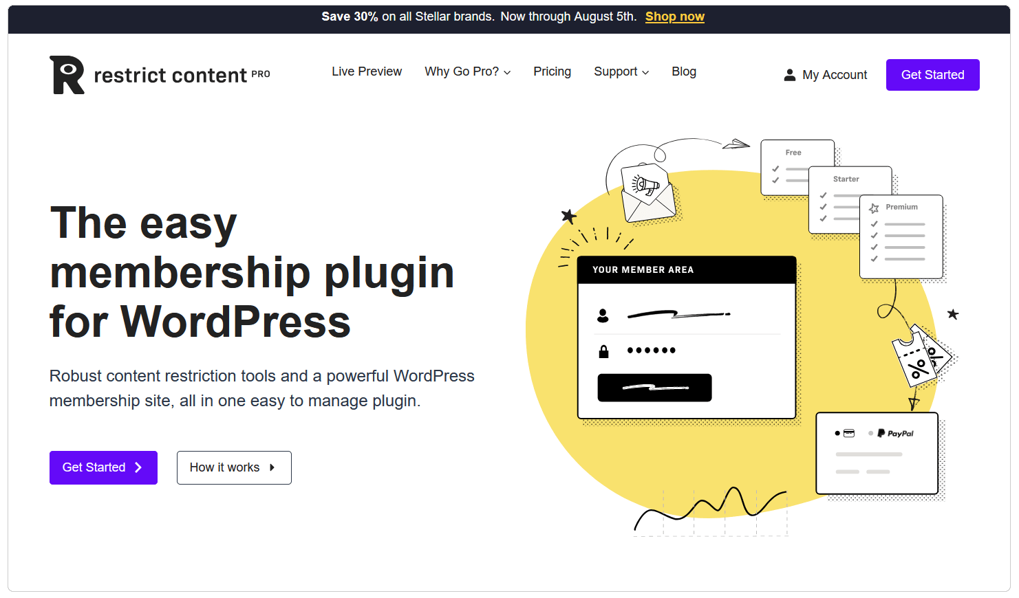 بررسی افزونه Restrict Content Pro