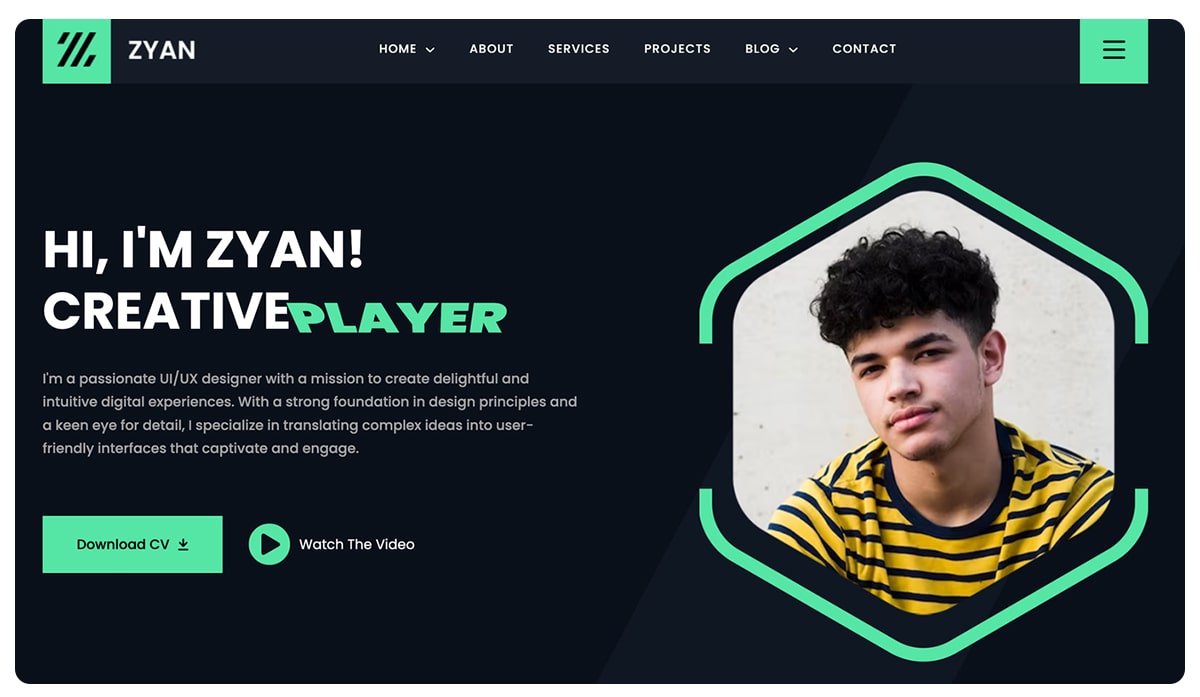 طراحی صفحات پورتفولیو با المنتور پرو