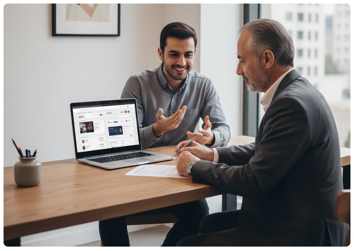 مذاکره و بستن اولین قرارداد