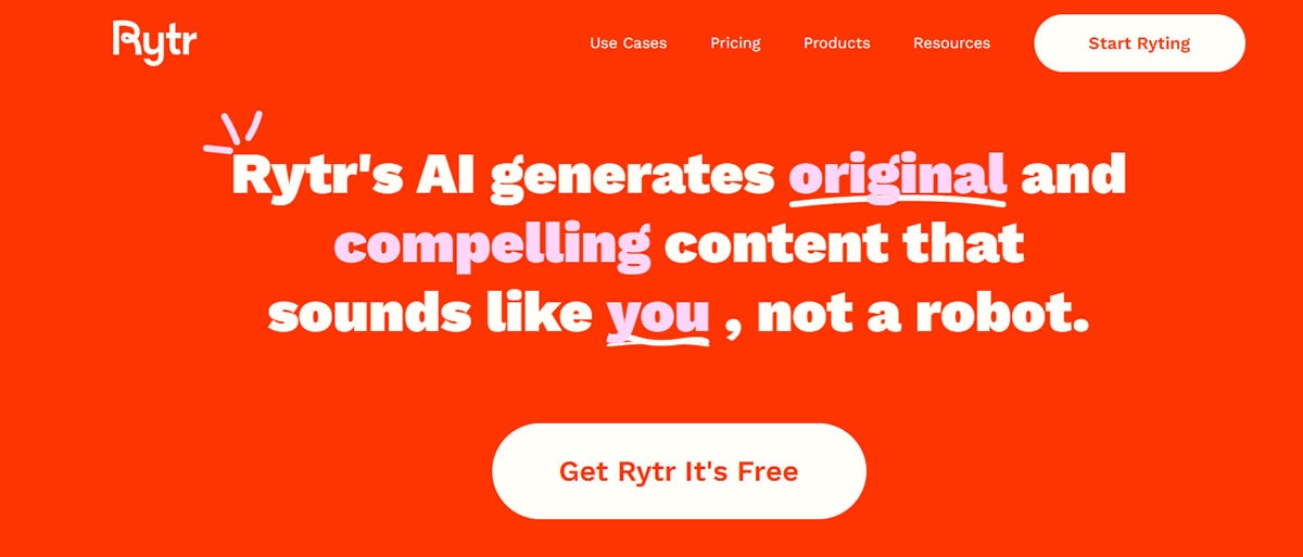 هوش مصنوعی Rytr