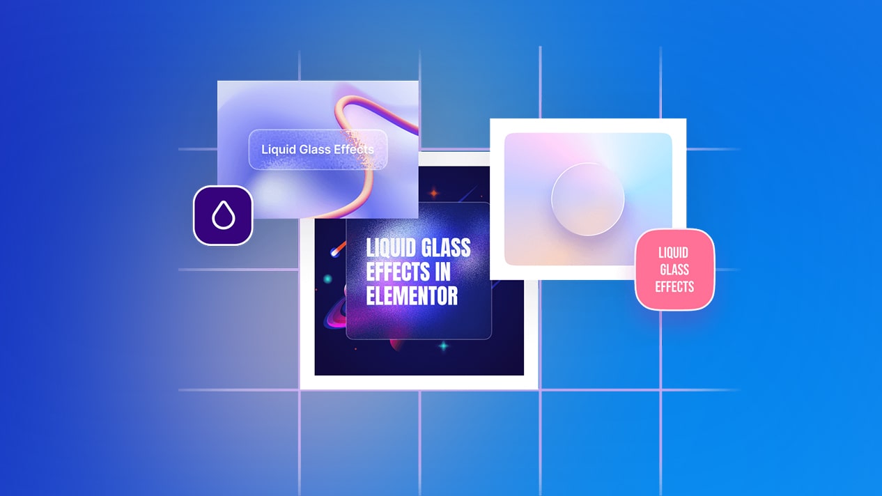 افکت شیشه‌ ای در المنتور مشابه iOS 26