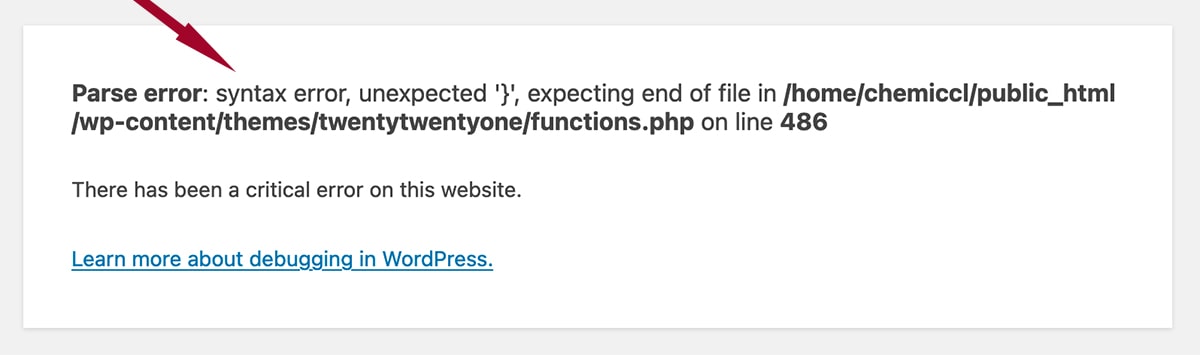 رایج‌ترین دلایل بروز Syntax Error در وردپرس
