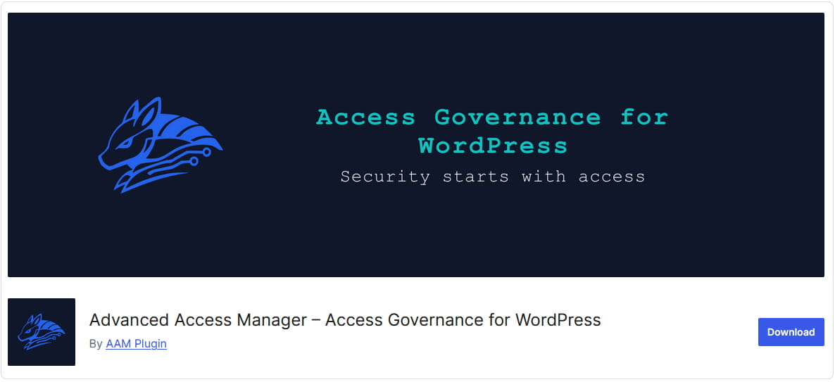 Advanced Access Manager – Access Governance for WordPress